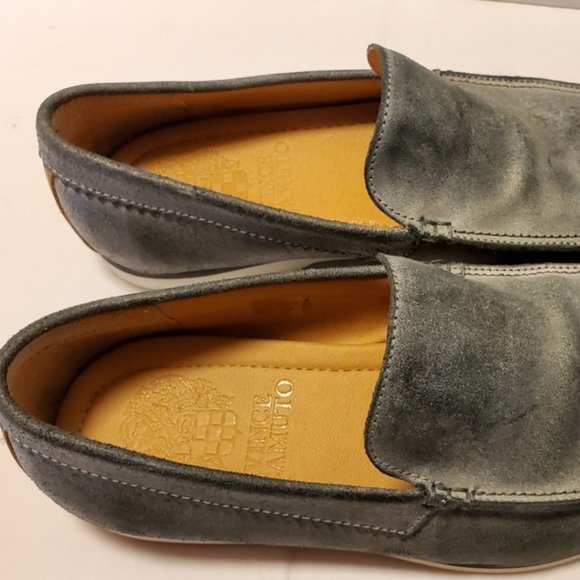 VINCE CAMUTO MAN LOAFERS SHOES US SZ 11 GRAY COLOR - Picture 6 of 10